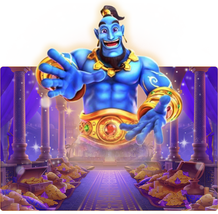 Mega Casino World Golden Genie Slots Game